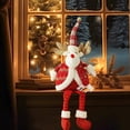 thumbnail image 1 of Fiudx Liquidación de ofertas flash Adornos navideños Muñecos de tela sentados Muñecos de tela con forma de ciervo Muñecos de nieve ancianos Exquisitas decoraciones navideñas para niños, 1 of 6