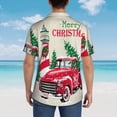 thumbnail image 3 of Lsque Merry Christmas 1 pattern Hawaiian Shirt for Men, Unisex Summer Beach Casual Short Sleeve Button Down Shirts-XX-Large, 3 of 9