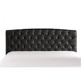 thumbnail image 3 of 2 Piece Tuft King Headboard and Bed Frame Set in Black, 3 of 3