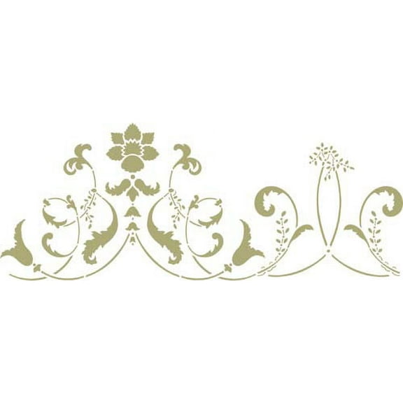 Large Scroll Border Wall Stencil SKU #3440 by Designer Stencils