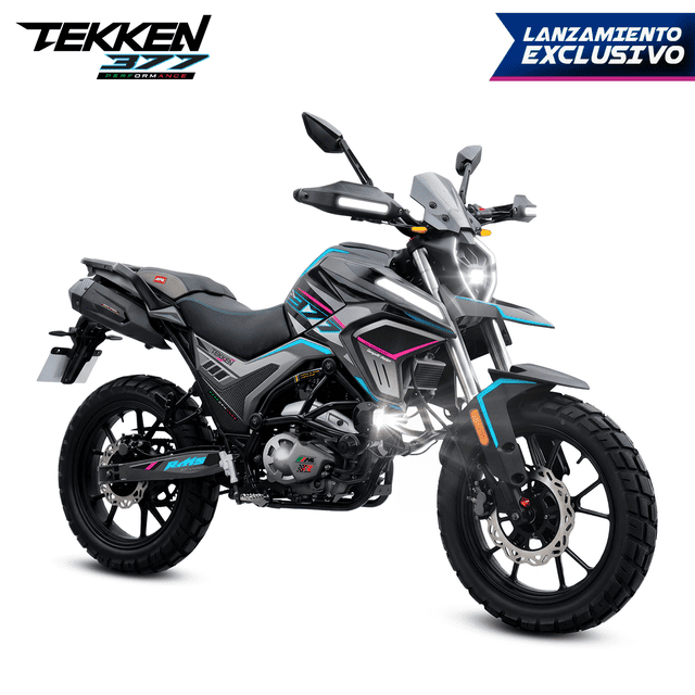 Motocicleta Doble Propósito MB Motos Tekken 377 Azul 2027