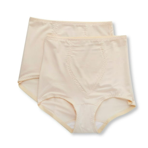 Hanes Hanes Women's Smoothing Brief with Tummy Control Panel 2Pack