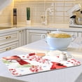 thumbnail image 6 of Red Birds Fruit Leaves Dish Drying Mat Dish Drainer Rack Mats Water Absorbent Non-Slip Easy Clean Heat Resistant for Kitchen Counter, 6 of 8