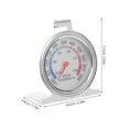 thumbnail image 2 of FESTFENDS Stainless Steel Oven Thermometer with Easy Read Dial for Accurate Temperature Measuring in Cooking and Baking, 2 of 7