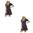 thumbnail image 3 of Sonducket Vestidos con cuello en V para mujer sexy para diario Vestido con estampado floral Type7 NO7, 3 of 6