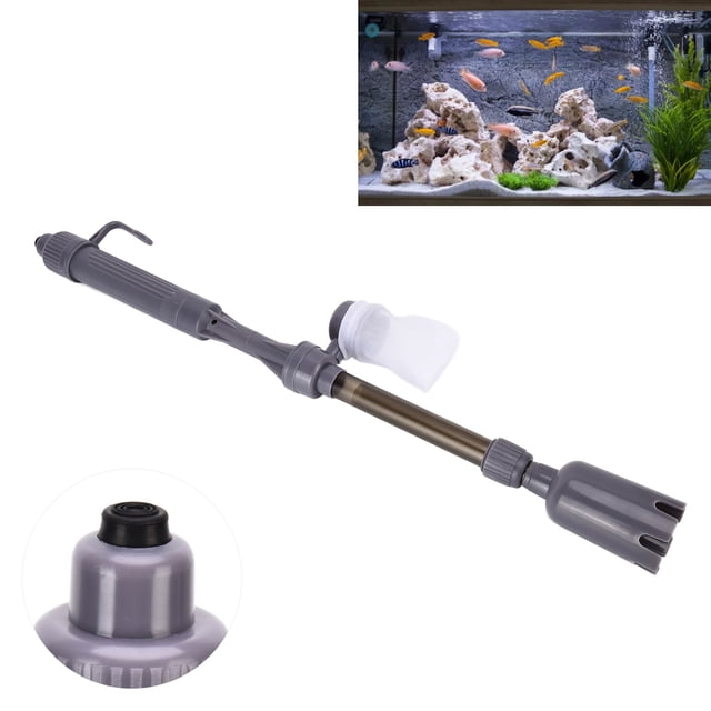 Cleaner Electric Fish Tank Vacuum Cleaner Telescopic Multipurpose Aquarium Gravel Sand Washer
