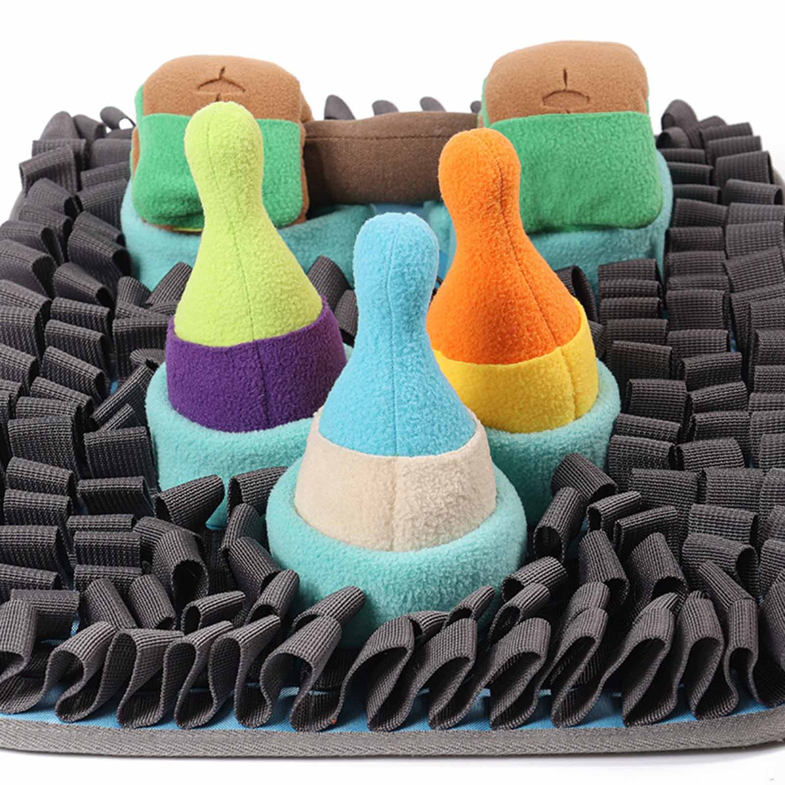 Snuffle Mat for Dogs Sniffing Pad Interactive Puppy Puzzle Toy Slow Feeder Nosework Treats Feeding Mats for Anxiety