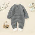 thumbnail image 2 of Baby Romper Cute Bear Newborn Infant Playsuit Knit Jumpsuit Outfits Long Sleeve Autumn Fashion Toddler Girl Clothing Boy Onesies, 2 of 6