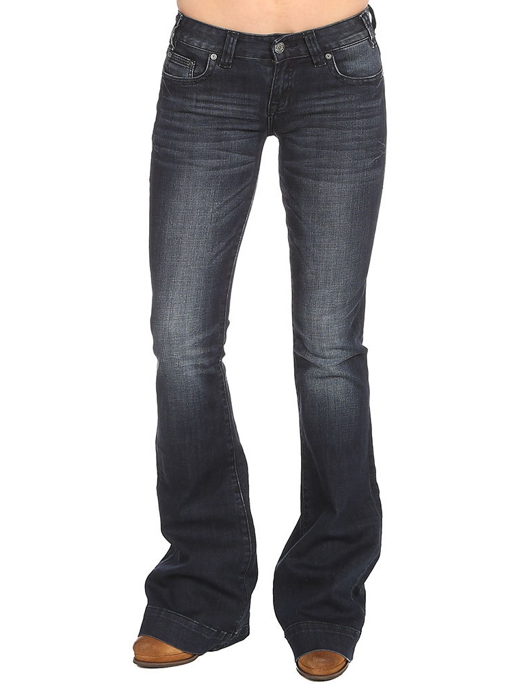 Rock N Roll Cowgirl Womens Simple Dark 