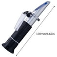 GZJCKJY Measuring Tools Handheld Refractometer Sugar Meter Fruit