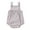 Gray, variant on Mgmyaa Baby Boys Girls Sleeveless Romper, Infant Summer Solid Shorts Jumpsuit, Newborn Square Neckline Breathable Playwear