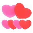 thumbnail image 1 of 6 PCS Silicone Tennis Racket Vibration Dampeners Heart Shape Tennis Racquet Absorbers Tennis Racket Strings Dampers for Players (Red and Rosy), 1 of 9