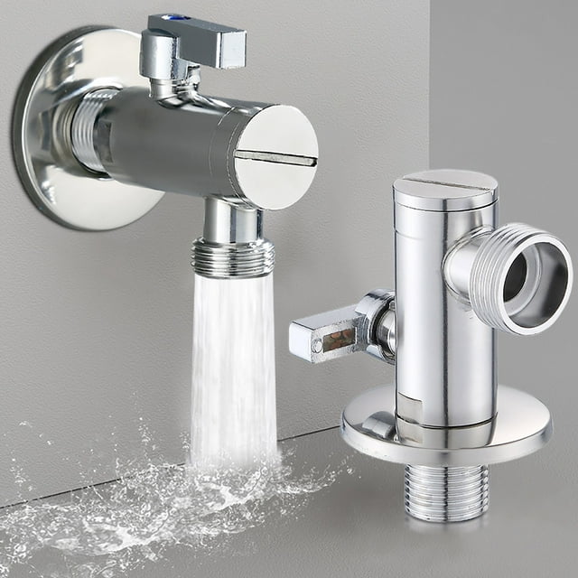 ZENGHUIJ Valves d'Angle en L pour Toilettes Intelligentes en Acier Inoxydable 304