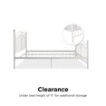 thumbnail image 6 of DHP Tokyo Metal Bed, Full, White, 6 of 13