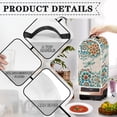 thumbnail image 4 of HELLHERO Foldable 15.94"H x 9.45"L x 7.28"W Blender Cover AntiSlip There is only one dust cover Blender Dust Cover for Home Kitchen Indoor, Mandala Dragonfly, 4 of 6