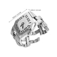 thumbnail image 2 of unbranded 2Ud Anillo Para Mujer Vintage En Con Numerales Ajustable, 2 of 6