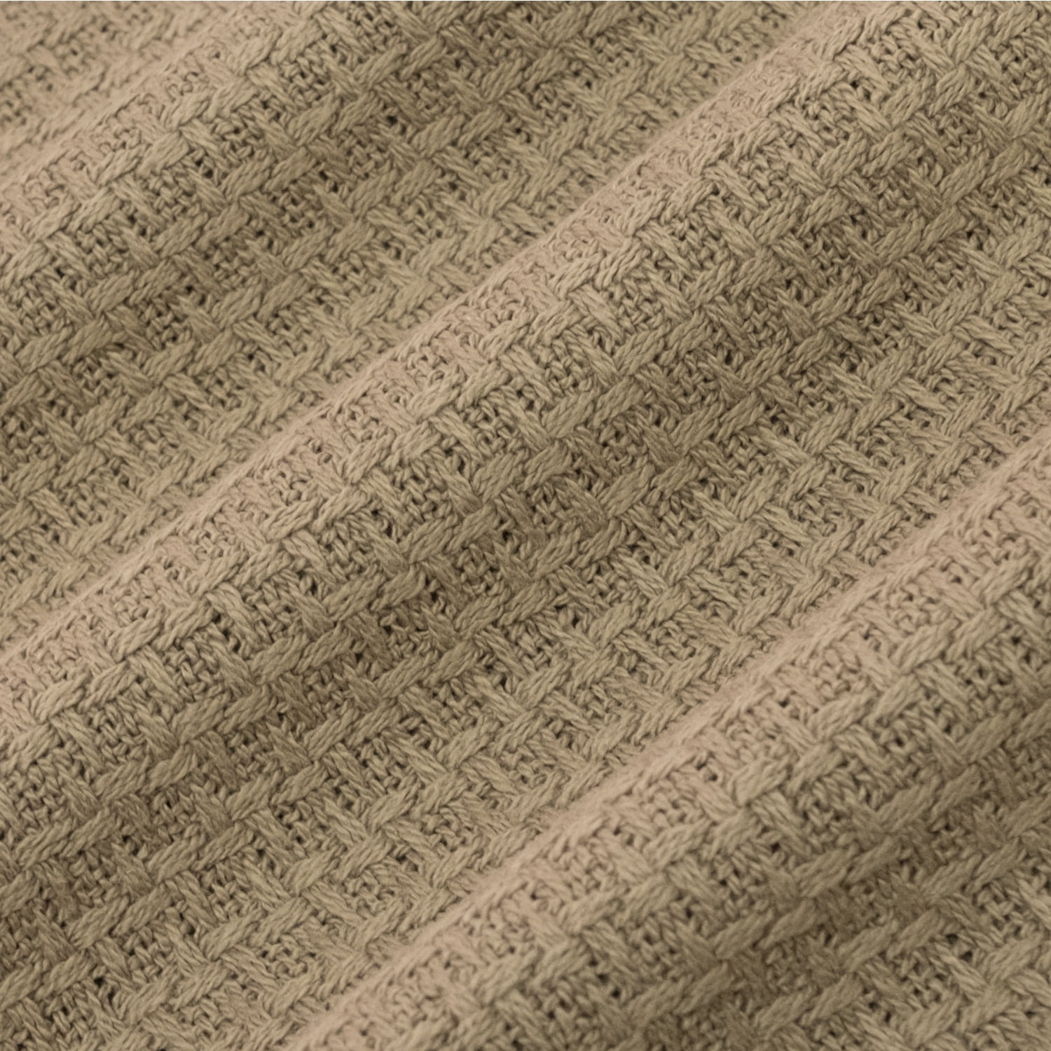 Grand Hotel Houndstooth Stitch 100% Cotton Woven Blanket