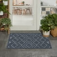 thumbnail image 4 of Nourison Versatile Indoor/Outdoor Navy Blue 2' x 4' Area Rug, (2x4), 4 of 8