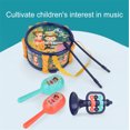 thumbnail image 4 of Un Ensemble d'Instruments de Musique pour Enfants, Percussions et Tambourin pour Tout-Petits, Orange Rouge, 4 of 6