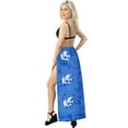 thumbnail image 3 of HAPPY BAY Women's Beachwear Summer Beach Wrap Bikini Wraps Sarong Coverups Swimwear Swim Cover up Skirt Swimsuit Pareo for Women One Size Royal, Dolphin, 3 of 5