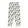 thumbnail image 5 of Naloa Poodle Dog Print Women’s Ultra-Soft Comfy Pajama Lounge Pants with Pockets & Drawstring, 5 of 8