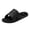 A01 Black, variant on House Shoes for Women and Men Open Toe Massage Reflexology Acupressure Footbed Bath Slides Unisex Shower Slippers Non Slip Quick Dry Thick Sole Indoor Gym Spa Sandals