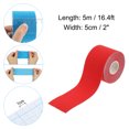 thumbnail image 2 of Uxcell 16.4ft x 2" Aerial Hoop Tape Athletic Tape Adhesive Tape Red, 2 of 7