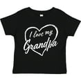 thumbnail image 3 of Inktastic I Love My Grandpa in White Chalk Heart Boys or Girls Toddler T-Shirt, 3 of 5
