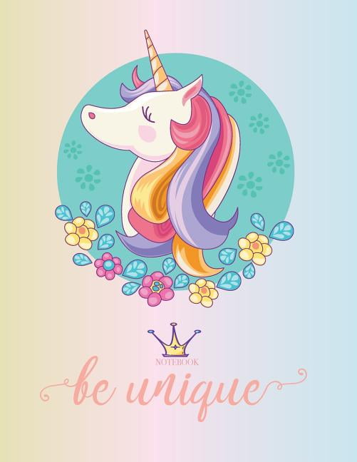 notebook unicorn cover and dot pages extra large 85 x