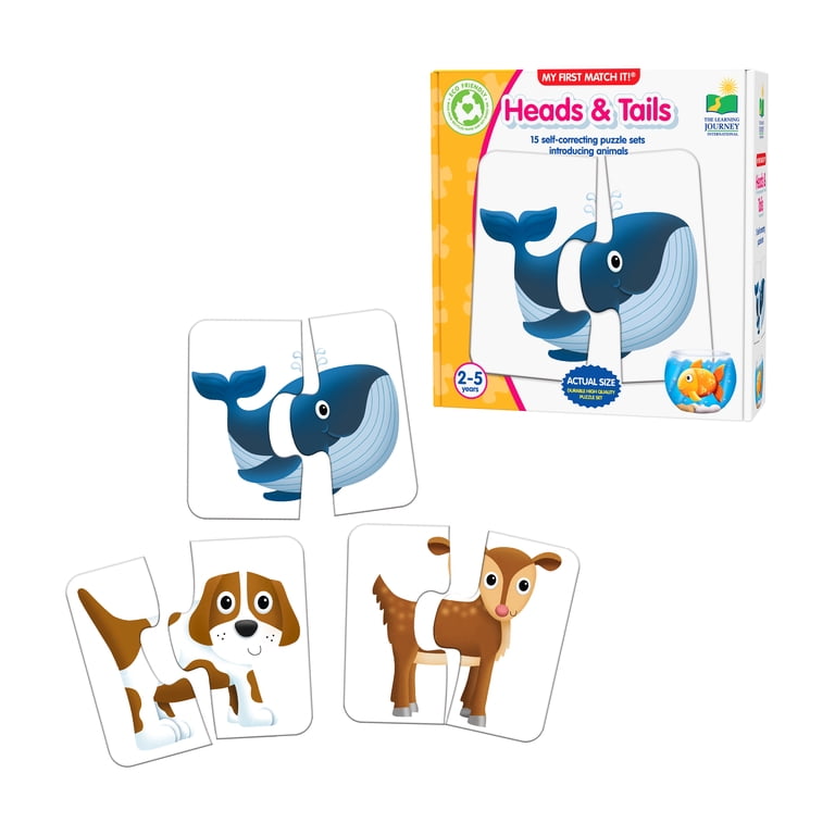 The Learning Journey My First Match It! Heads and Tails - Walmart.com