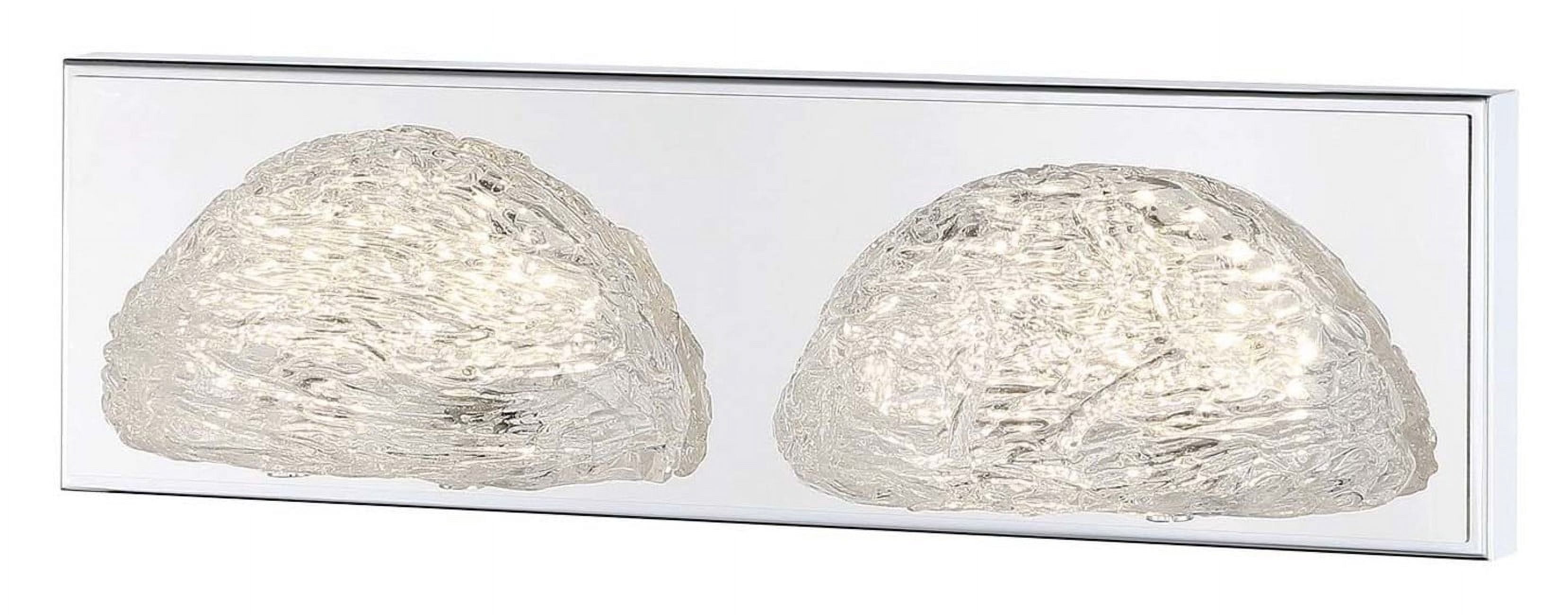 P5443-077-L-George Kovacs Lighting-Modern Ice - 30W 3 LED Bath Vanity In Traditional Style-4.5 Inches Tall and 24 Inches Wide