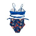 thumbnail image 3 of Womens Two Piece Swimsuits Push Up High Waisted Bathing Suit Tummy Control Spaghetti Strap Bikini Sets, 3 of 4