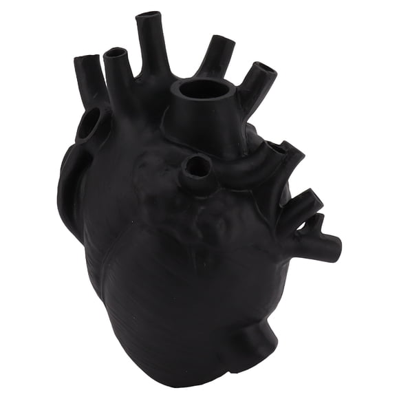 Heart Vase Exquisite Planter, Meticulously Designed with Elements Handmade Vase Showcasing Fine Art Texture Unique Decoration for Living Room