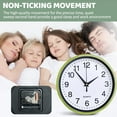thumbnail image 3 of 8-inch silent wall clock Combas movement,green,size，G84484, 3 of 5