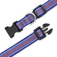 thumbnail image 2 of AtPet Soft Nylon Adjustable Reflective Dog Collars with Heavy Duty Metal D Ring,Purple, Large, 2 of 4