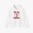 thumbnail image 3 of KiraKira My Dog Is My Valentine Hoodie, T-Shirt, Sweatshirt, Dalmatian Dog Lover Valentine's Day Gift, Heart and Love Graphic Design, Unisex S-5XL, 3 of 5