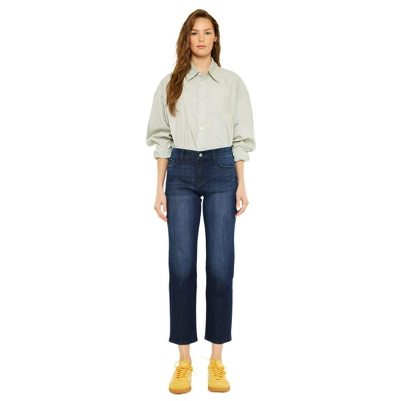 Kancan - Delvey Mid-Rise Boyfriend Jeans (27" Inseam) - KC20080D
