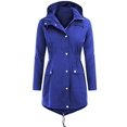 thumbnail image 1 of Imperméable imperméable à Fermeture Éclair à Capuche Extérieur Régulier Nouveau Design Casual, 1 of 4