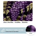 thumbnail image 2 of Grape Polyester Non-Slip Machine Washable Indoor Rug Floor Mat Chair Rug, 2 of 6
