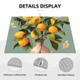 thumbnail image 3 of Balery Retro Warm Lemon Flower Alfombrilla de Secado para Cocina, 18x24 Pulgadas, Súper Absorbente para Platos y Encimeras, 3 of 7