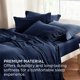 thumbnail image 5 of Queen Sheet Set - 4 Pieces Soft Queen Size Sheets - Breathable & Cooling - Hotel Luxury - Easy Care Polyester Microfiber Bedding for Women, Men, Dark Grey, 5 of 5
