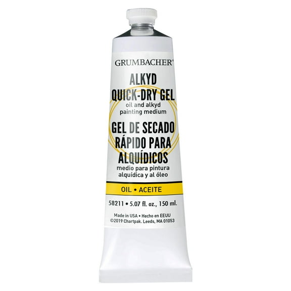 Grumbacher Alkyd Quick-Dry Gel, 150ml Tube