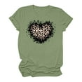 thumbnail image 7 of Kayannuo Love Heart Printed Womens Tees Valentine's Day T Shirts for Women Women Fashion Valentines Day Crew Neck Printed Short Sleeve T-shirt Casual Loose Shirt Tops, 7 of 7