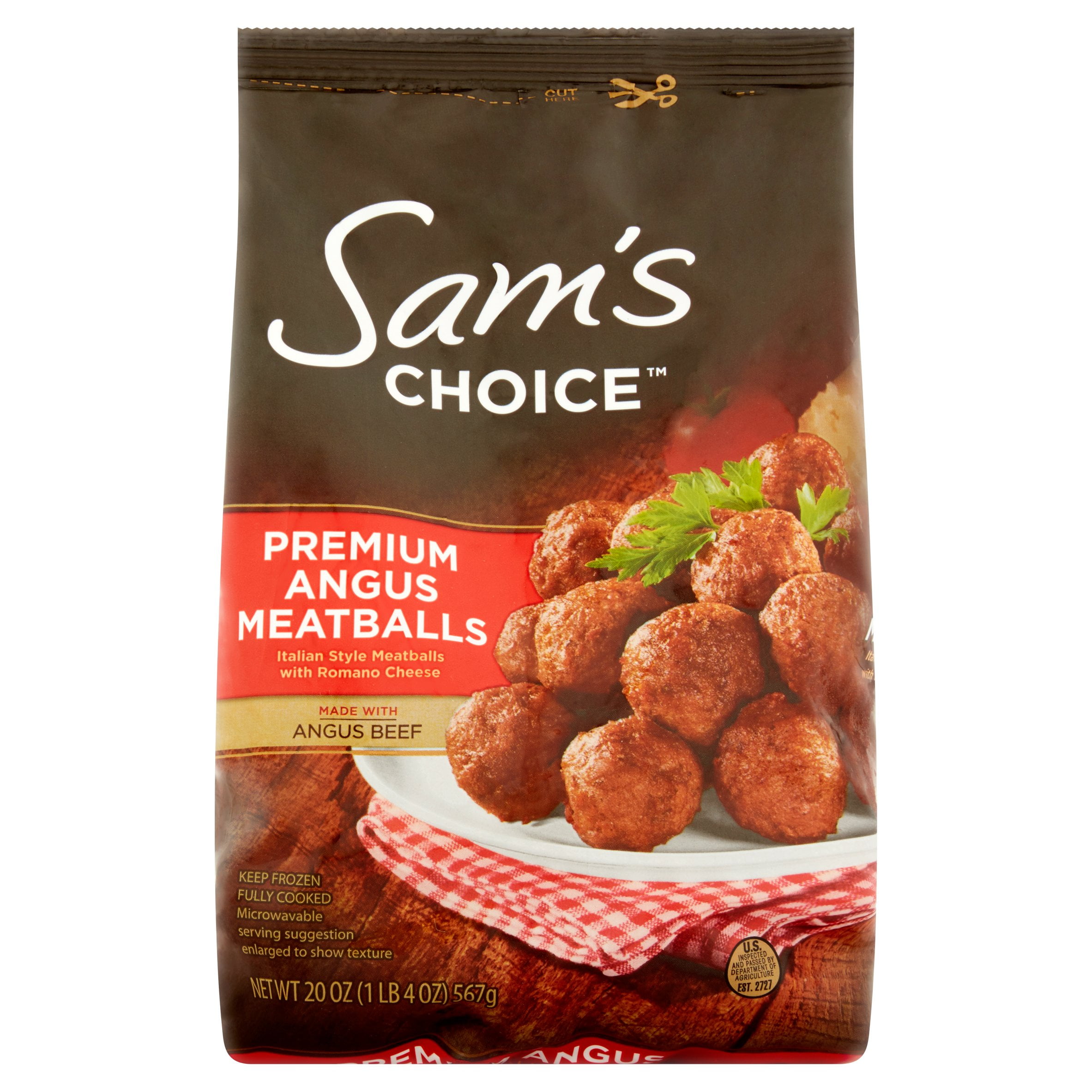 Sam's Choice™ Premium Angus Meatballs 20 oz. Bag