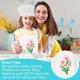 thumbnail image 4 of Kids Apron and Chef Hat Set Children Apron Adjustable with 2 Pockets Children Chef Painting for Cooking Baking White, 4 of 4