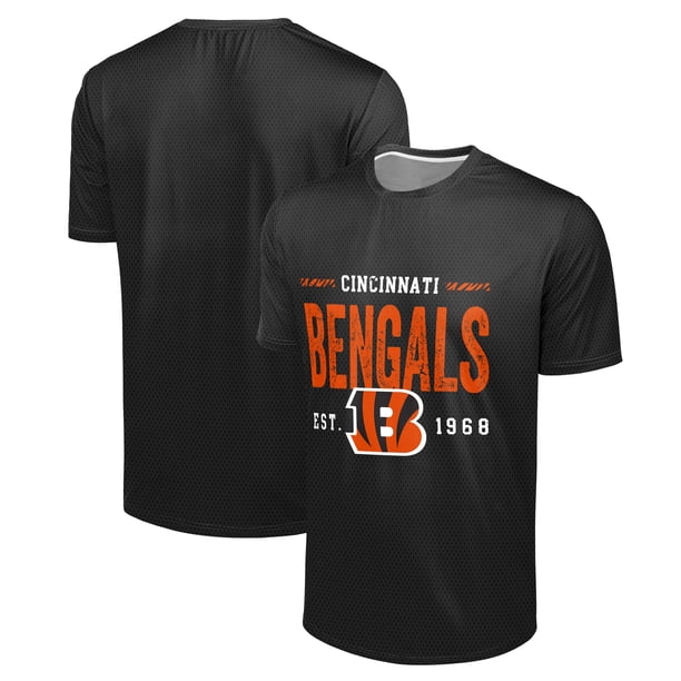 Remera FOCO Cincinnati Bengals con Logo Desgastado de Rendimiento