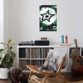 thumbnail image 4 of NHL Dallas Stars - Maximalist Logo 23 Canvas Wall Poster, 22.375" x 34", 4 of 4