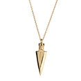 thumbnail image 3 of Collar Hombre de Flecha LUCKMAN, Acero Inoxidable con Baño Oro 18k, Color Plata o Negro, Modelo Lance dorado UNITALLA, 3 of 6
