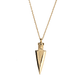 thumbnail image 3 of Collar Hombre de Flecha LUCKMAN, Acero Inoxidable con Baño Oro 18k, Color Plata o Negro, Modelo Lance dorado UNITALLA, 3 of 6