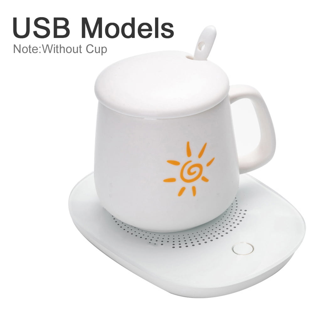 Electric Cup Mug Warmer Coffee Tea Milk Drink Soup Heater Pad Office Home Desk